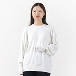 IPPOPOTAMO Ippopotamo Ribbed L/S Milano ribbed knitted sewing,White, swatch