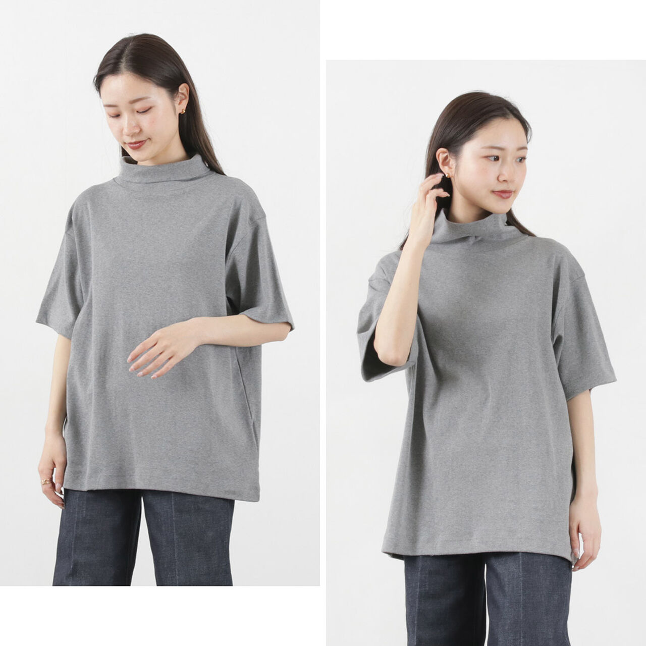 Squalo turtleneck relaxed fit t-shirt,, large image number 10