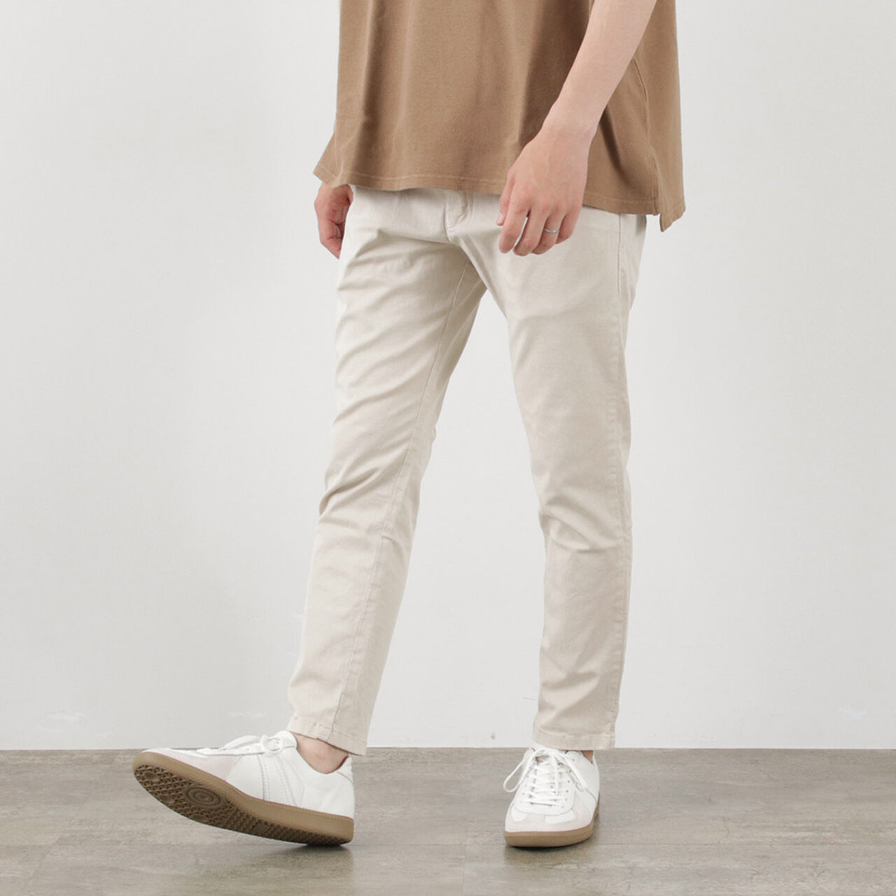 Tencel Cotton Easy Pants,Beige, large image number 0