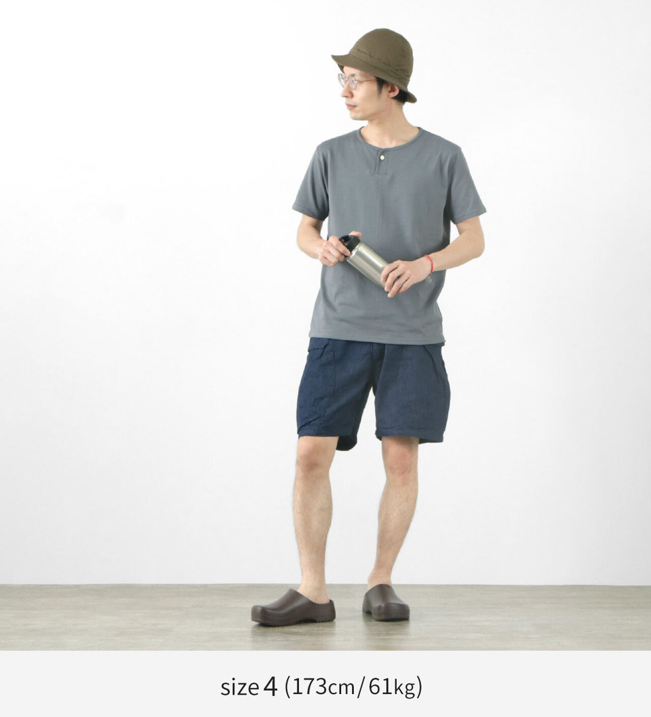 Summer Knit Henley Short Sleeve T-shirt,, large image number 4
