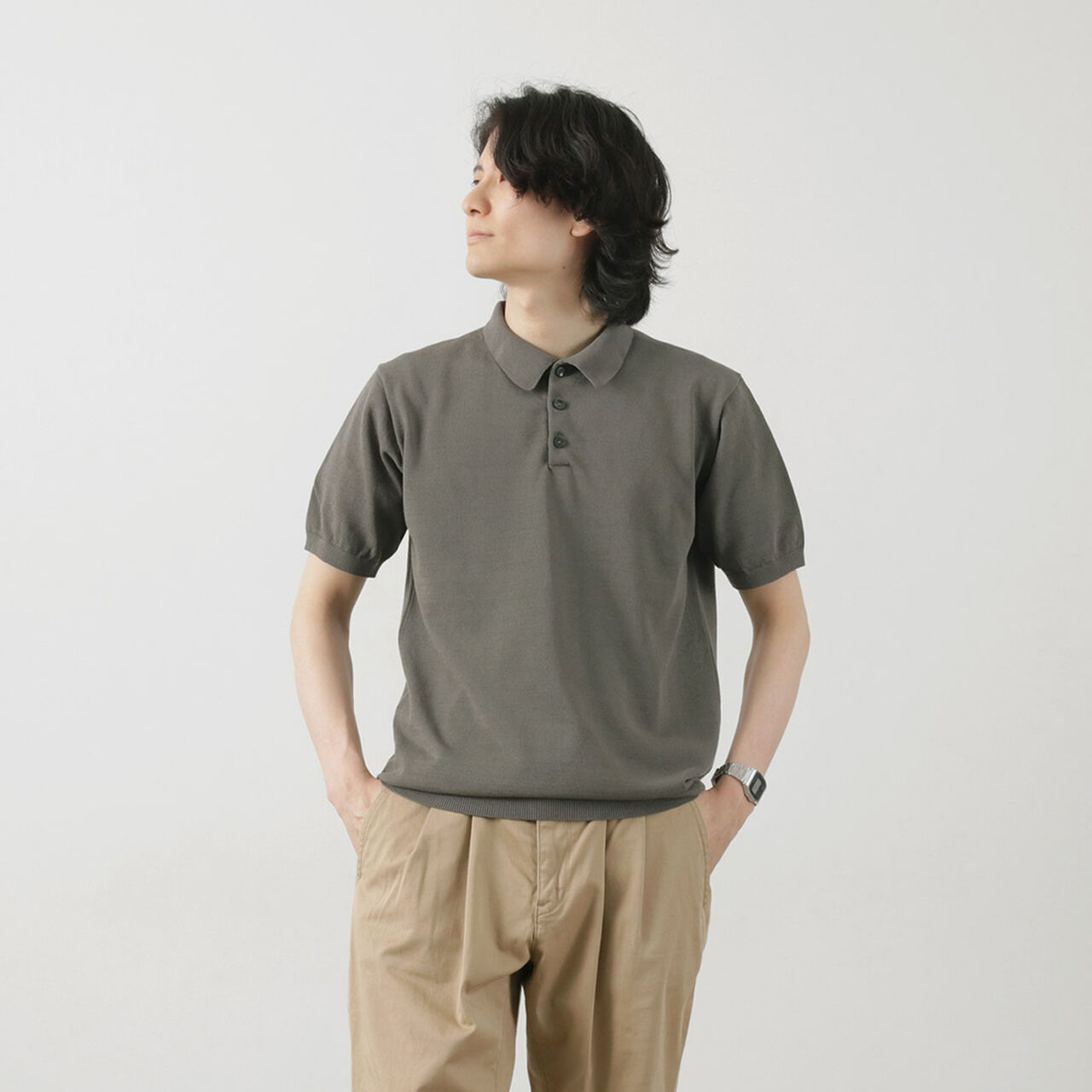Ice Cotton Polo Shirt,, large image number 11
