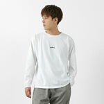 good on arch logo embroidery long sleeve T-shirt,White, swatch