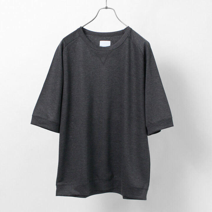 Viscose knit wide T-shirt