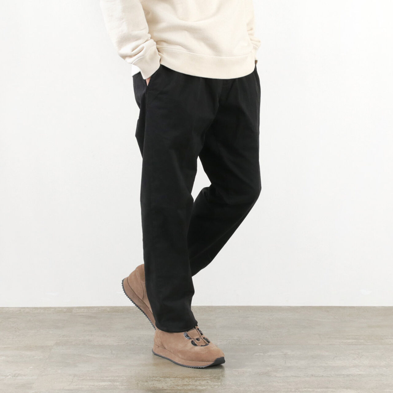 Peach Touch Tapered Easy Pants Slacks Trousers,, large image number 18