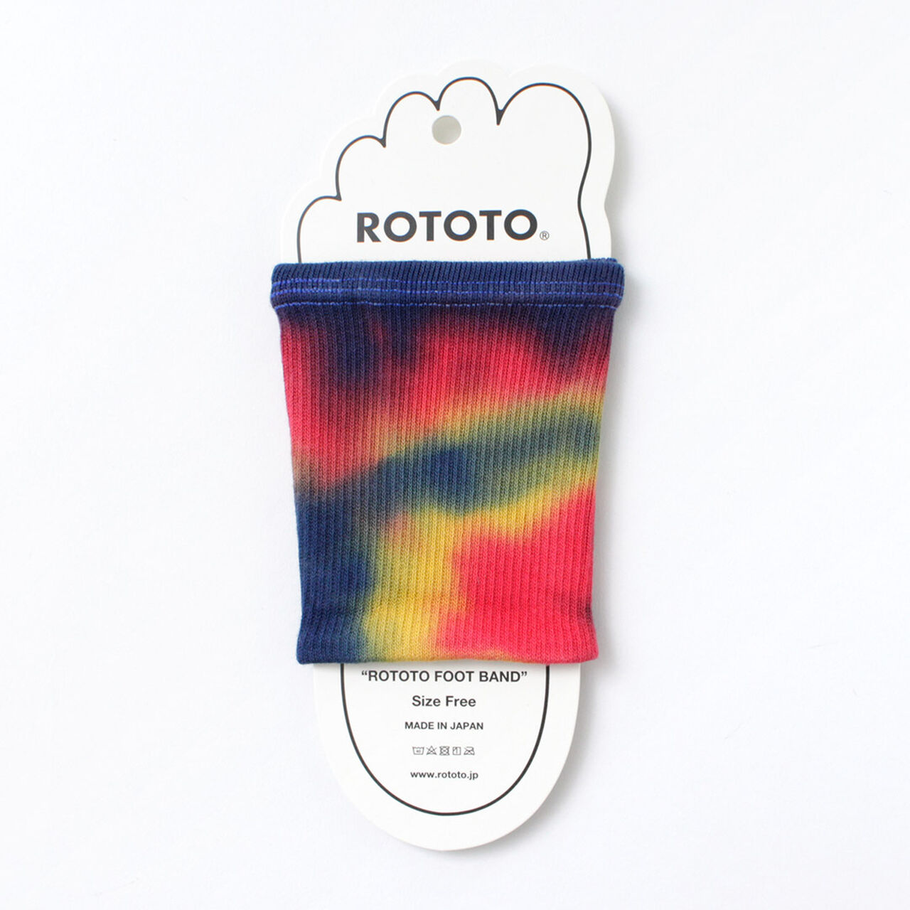 R1314 Foot Band Tie Dye Sandal Socks Socks,Red_Blue, large image number 0