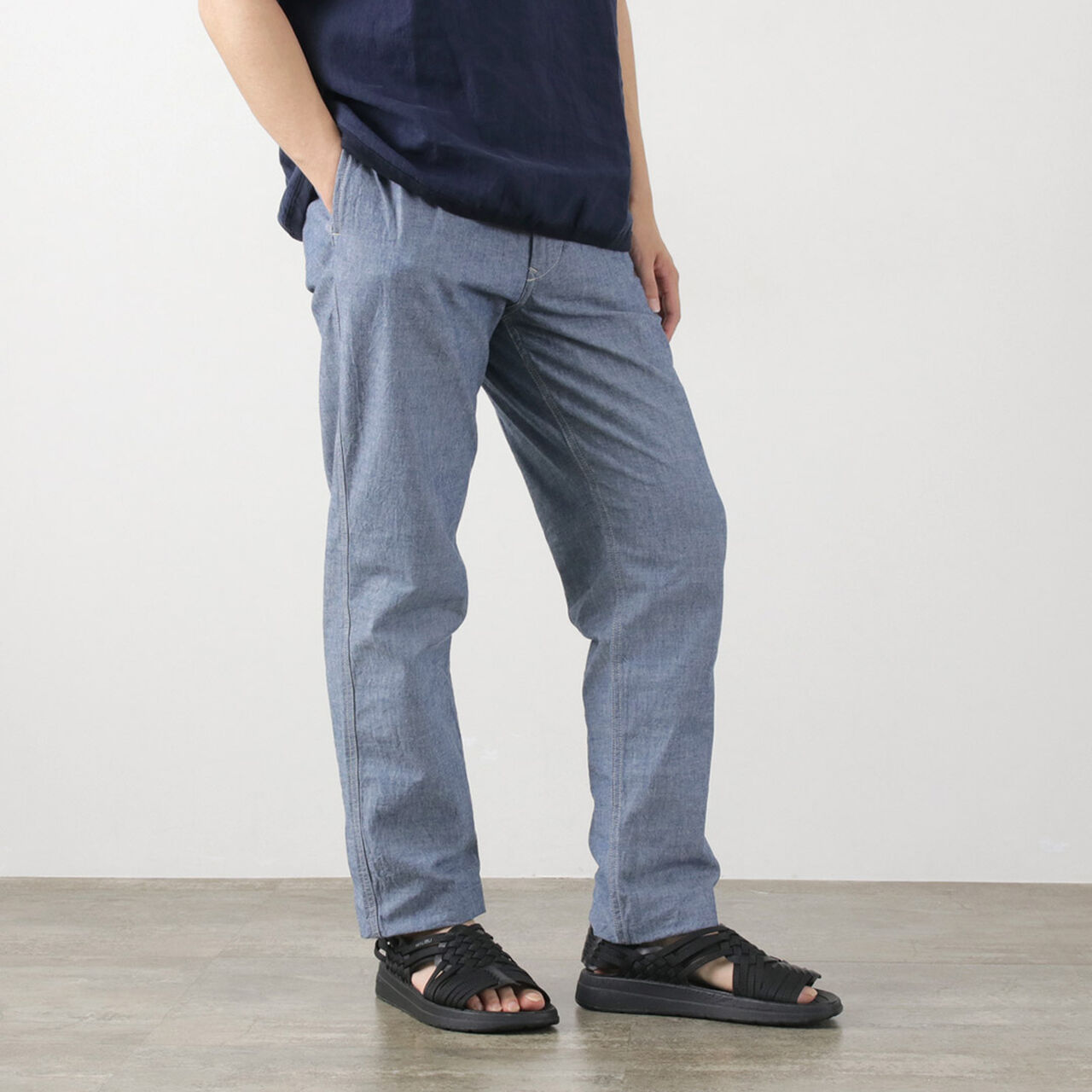 F0528 M52 Chambray trousers,, large image number 6