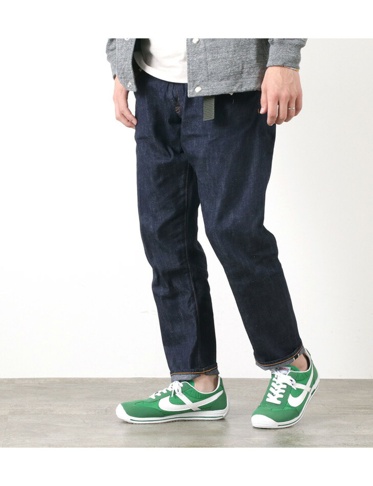 8oz 5P Denim Tapered Trousers,, large image number 7