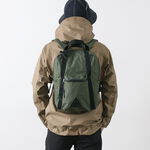 6H Daypack, Breathable Waterproof,Green, swatch