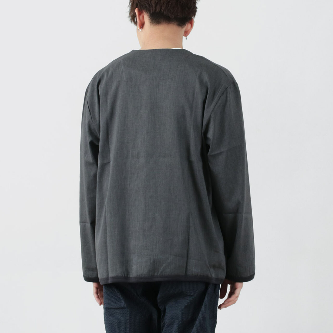 Linen Coolmax Shirt Cardigan,, large image number 9
