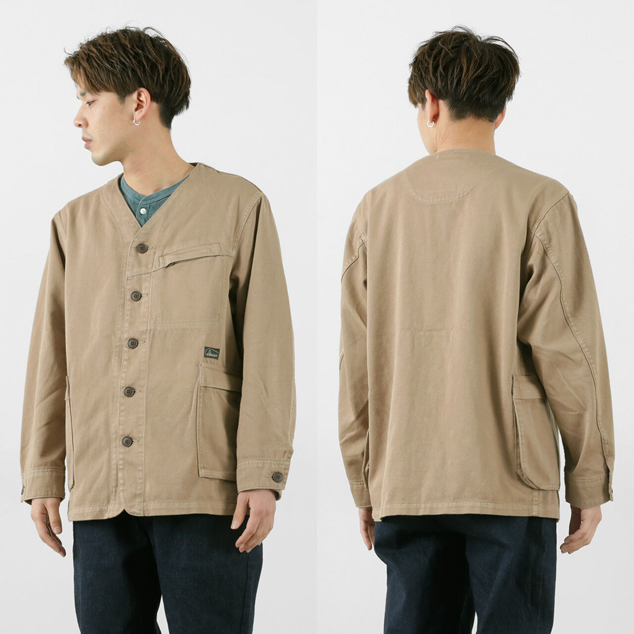 Green Lodge Jacket Hemp Cotton Recycled Polyester Cloth,, large image number 11