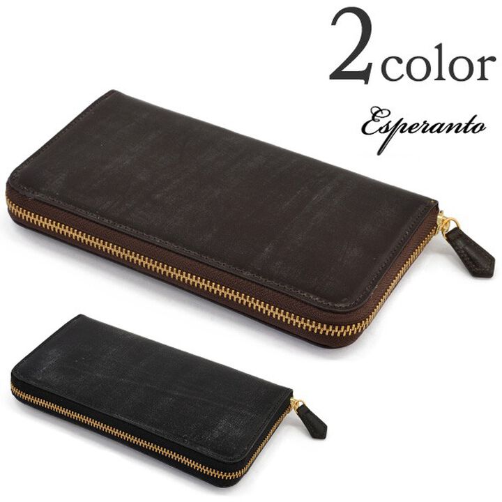ESP-6393 Bridle leather round wallet