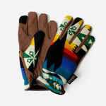 Wool gloves,Brown, swatch