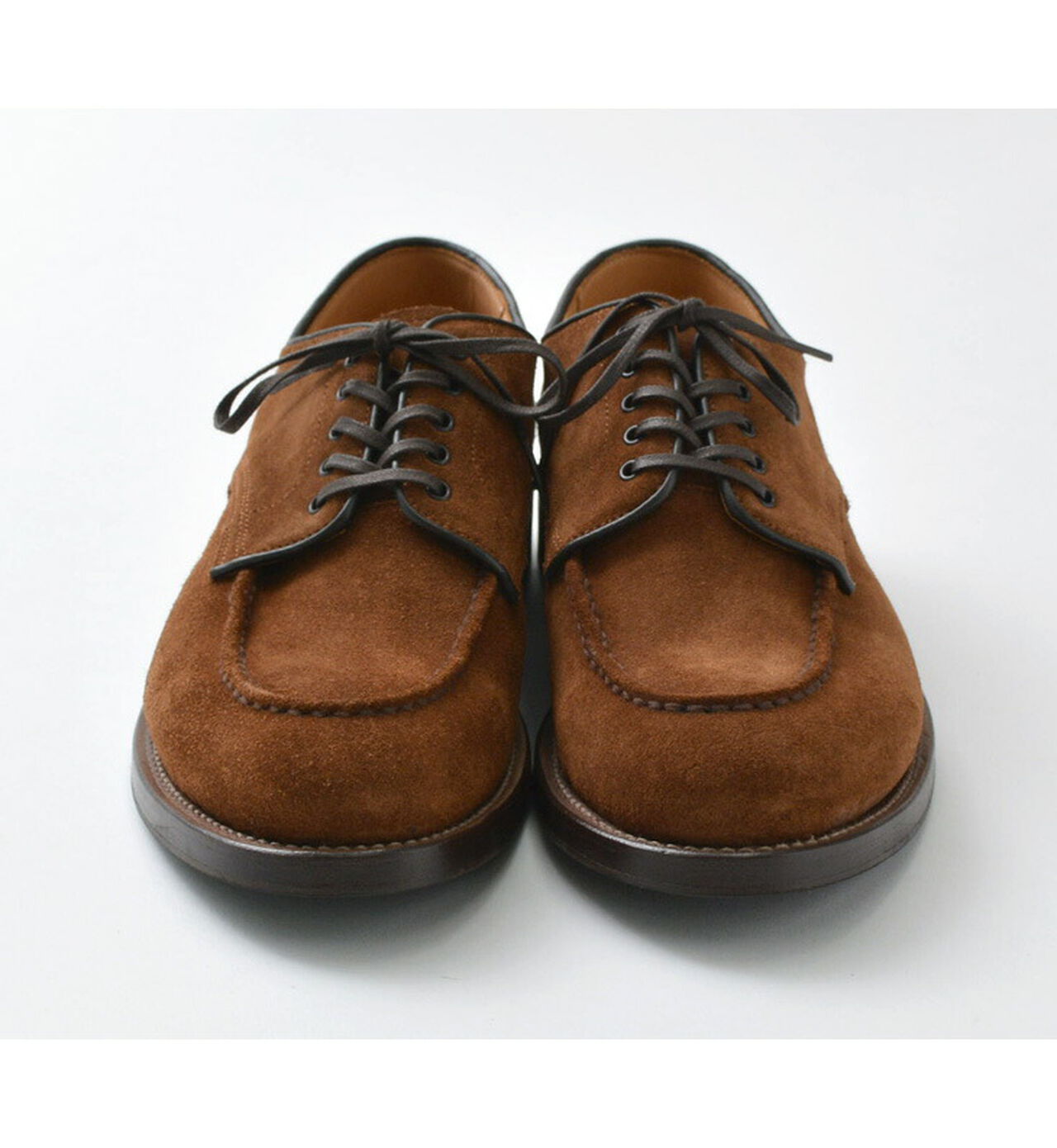 15078S Heavy Stitching Moc Toe Suede Shoes,, large image number 3