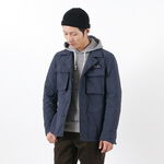 Lennon Down Military Jacket,Navy, swatch