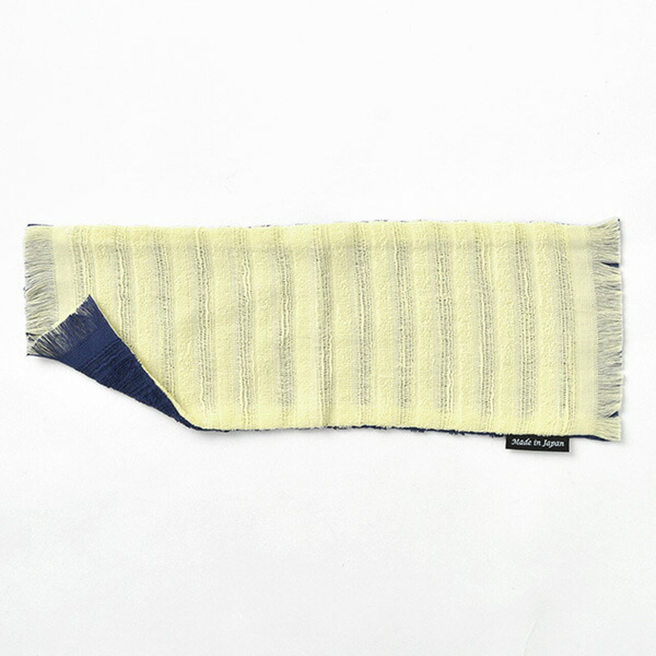 Special order Imabari Towel Reversible Hand Towel,Navy_LightYellow, large image number 0