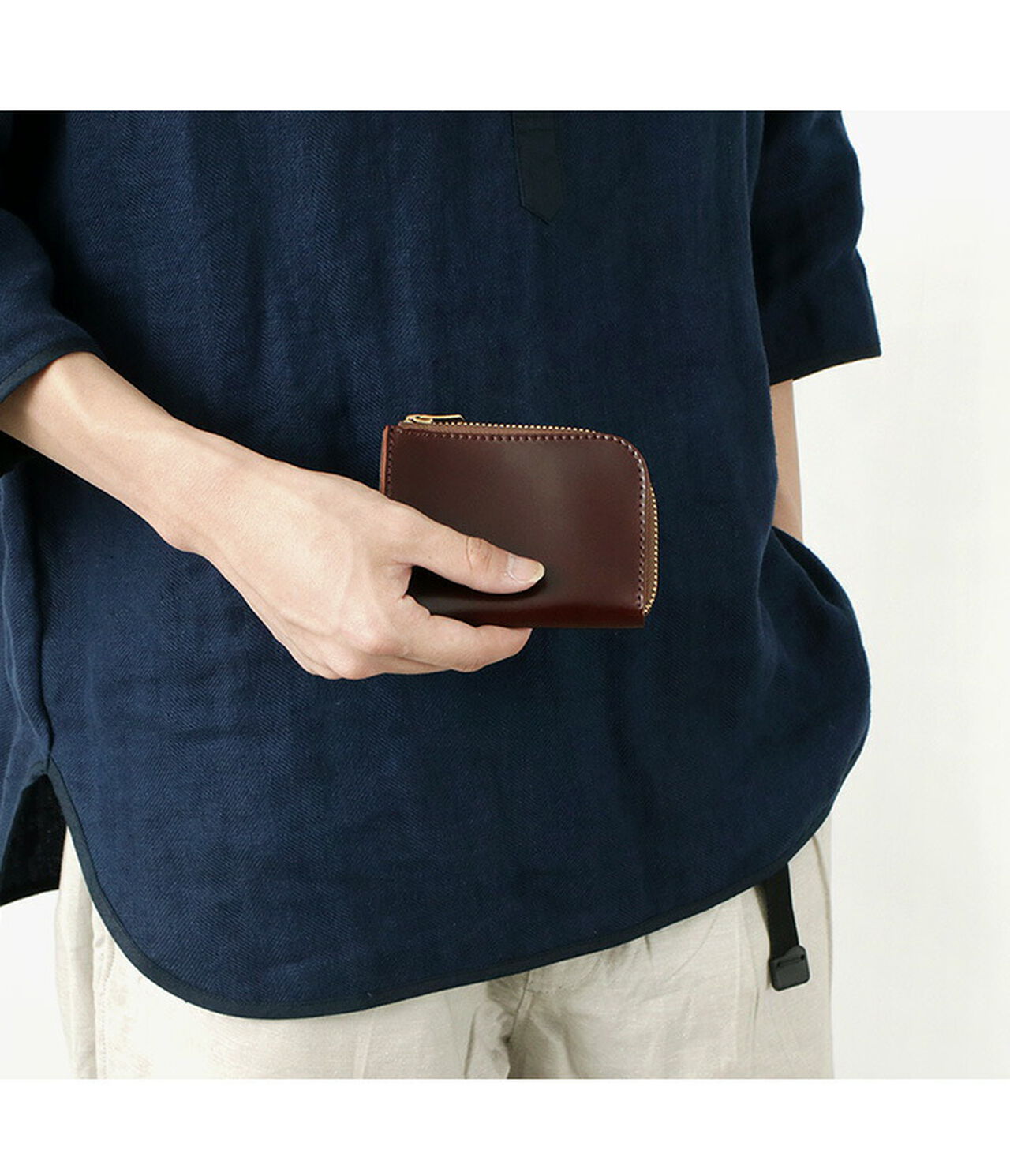 Color custom L-shaped zipper mini wallet,, large image number 9
