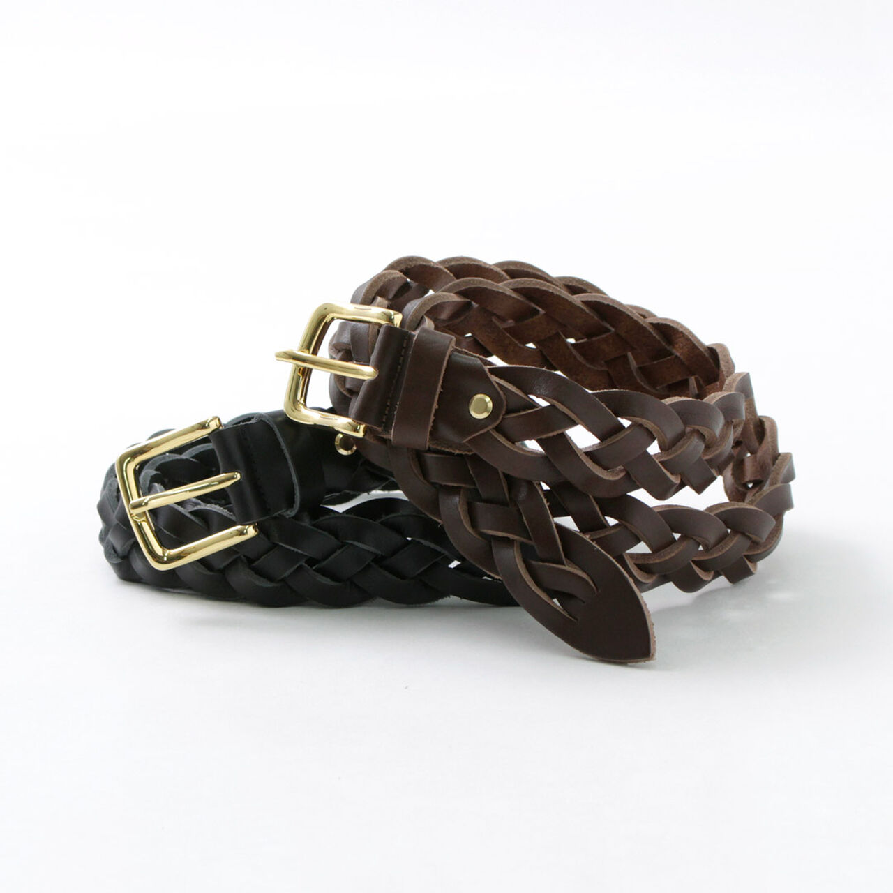 Special Order Mesh Leather Belt 35mm width 4mm thick,, large image number 2