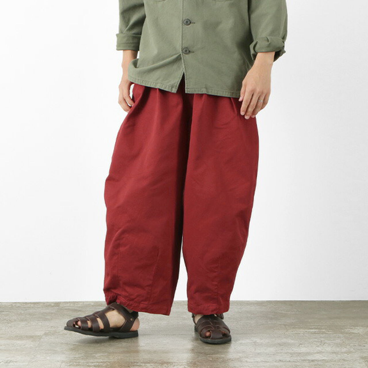 Cotton Chino Circus Pants,Grey, large image number 0