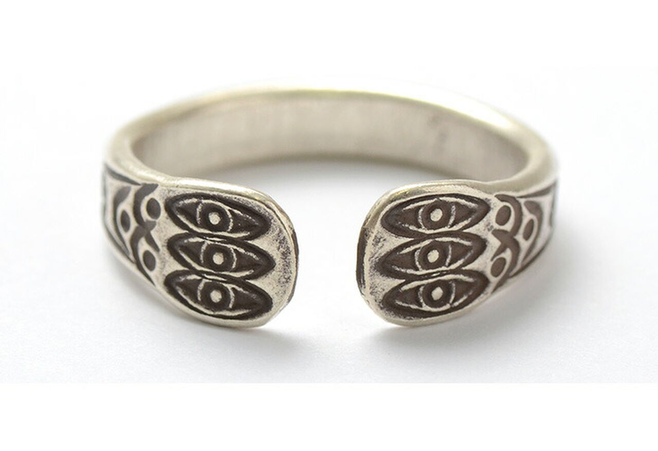 Cullen Silver Ring / 6 Eyes,, large image number 2