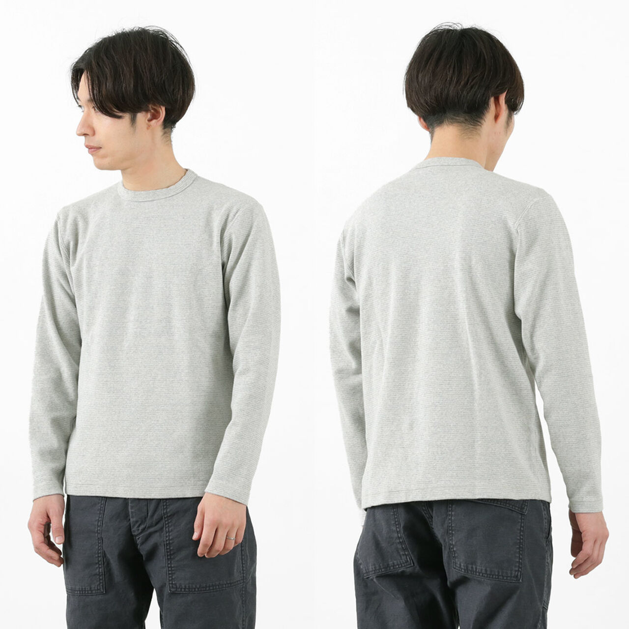 Heavy Spun Milled Long Sleeve T-Shirt,, large image number 9