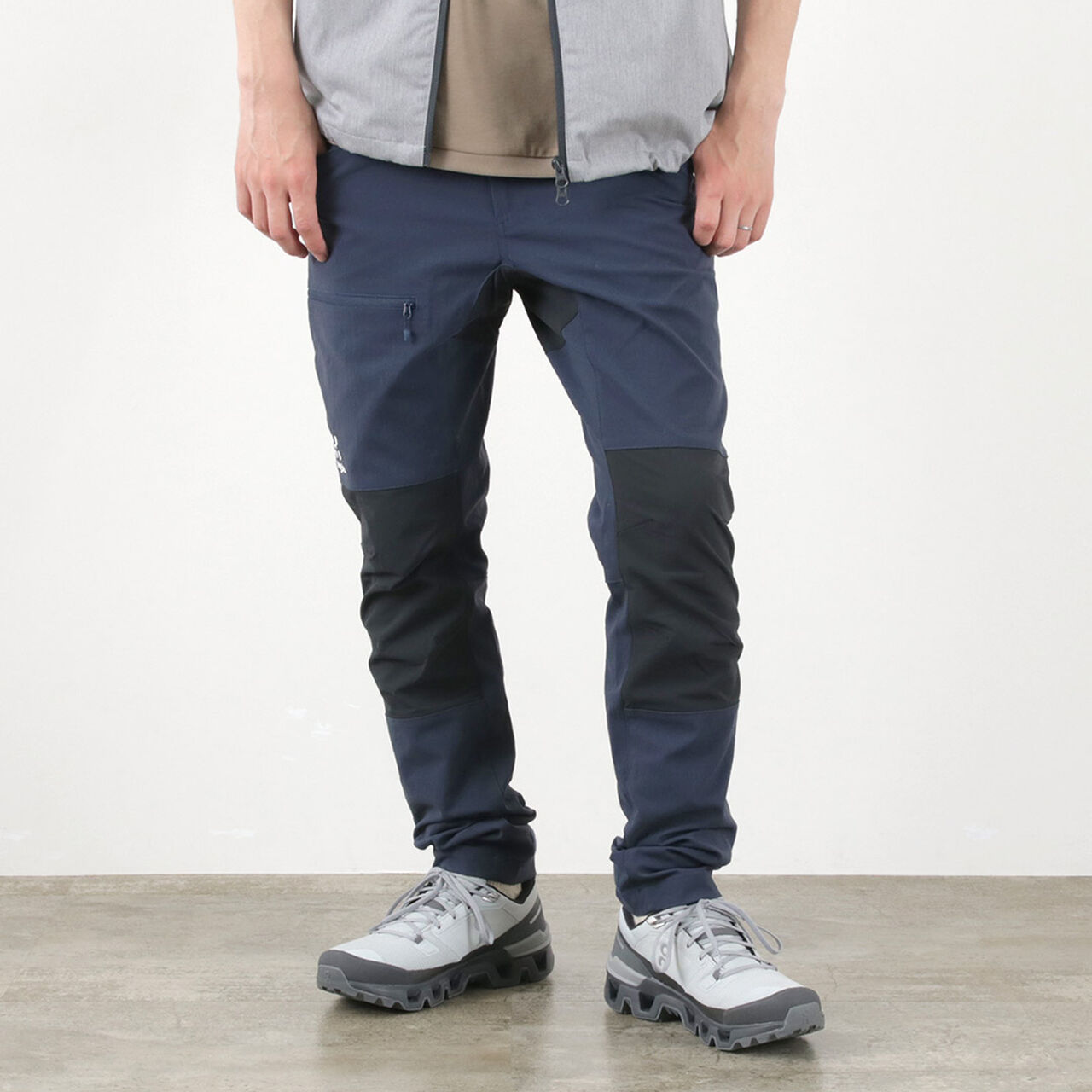 Mid Slim Pants,TurnBlue_TrueBlack, large image number 0