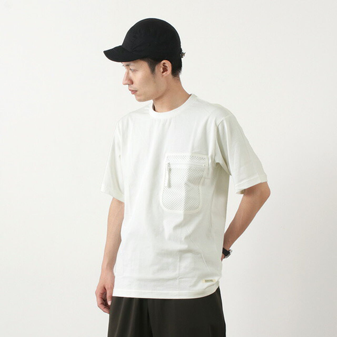 SC Cotton T-Shirt Short Sleeve,White, large image number 0