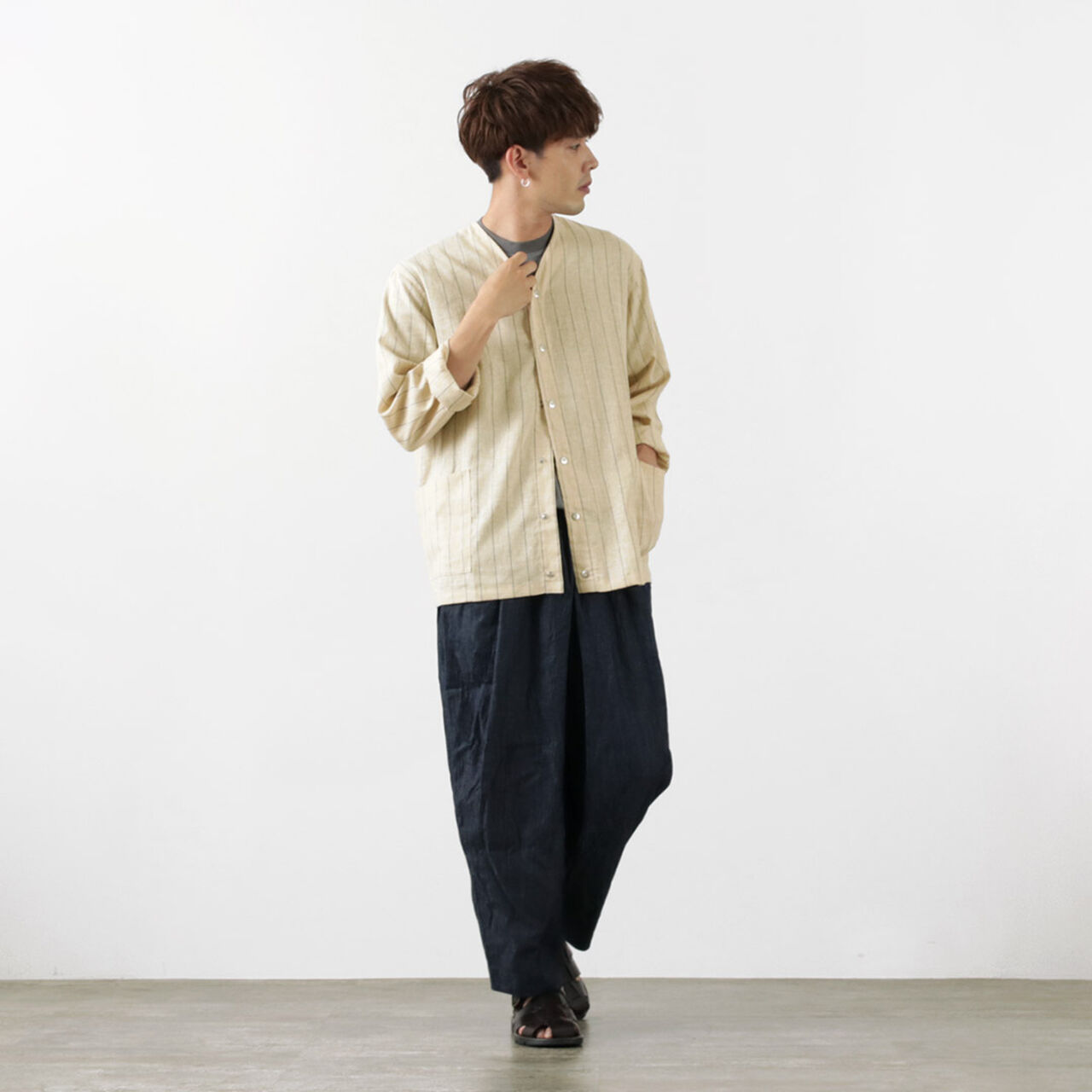Linen cardigan,, large image number 4