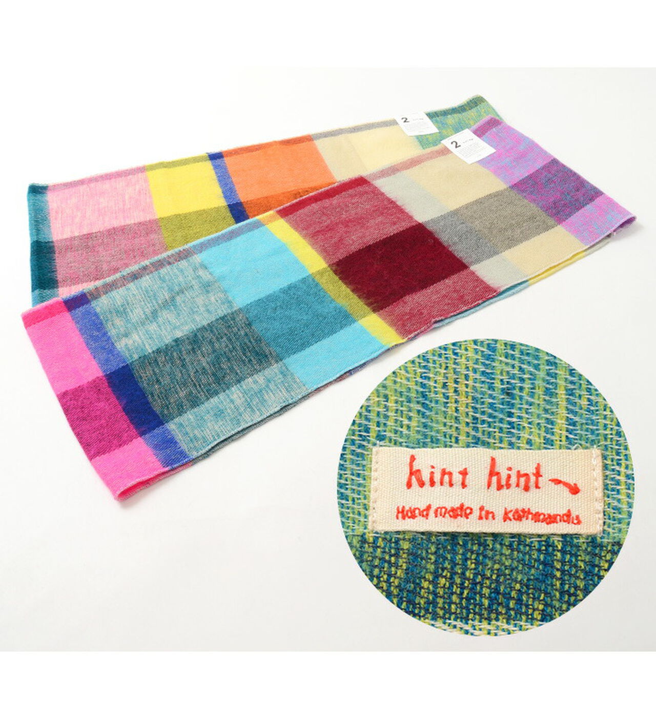Multi-Coloured Checked Snood,, large image number 5