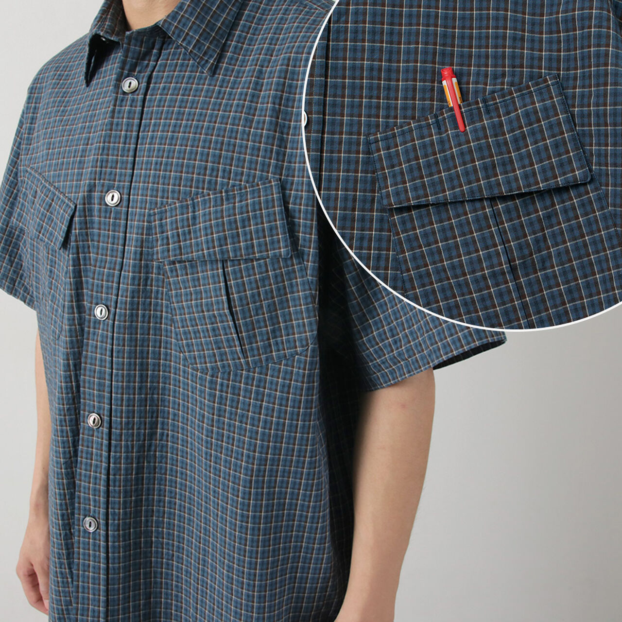 Short Sleeve Fatigue Shirt,, large image number 6