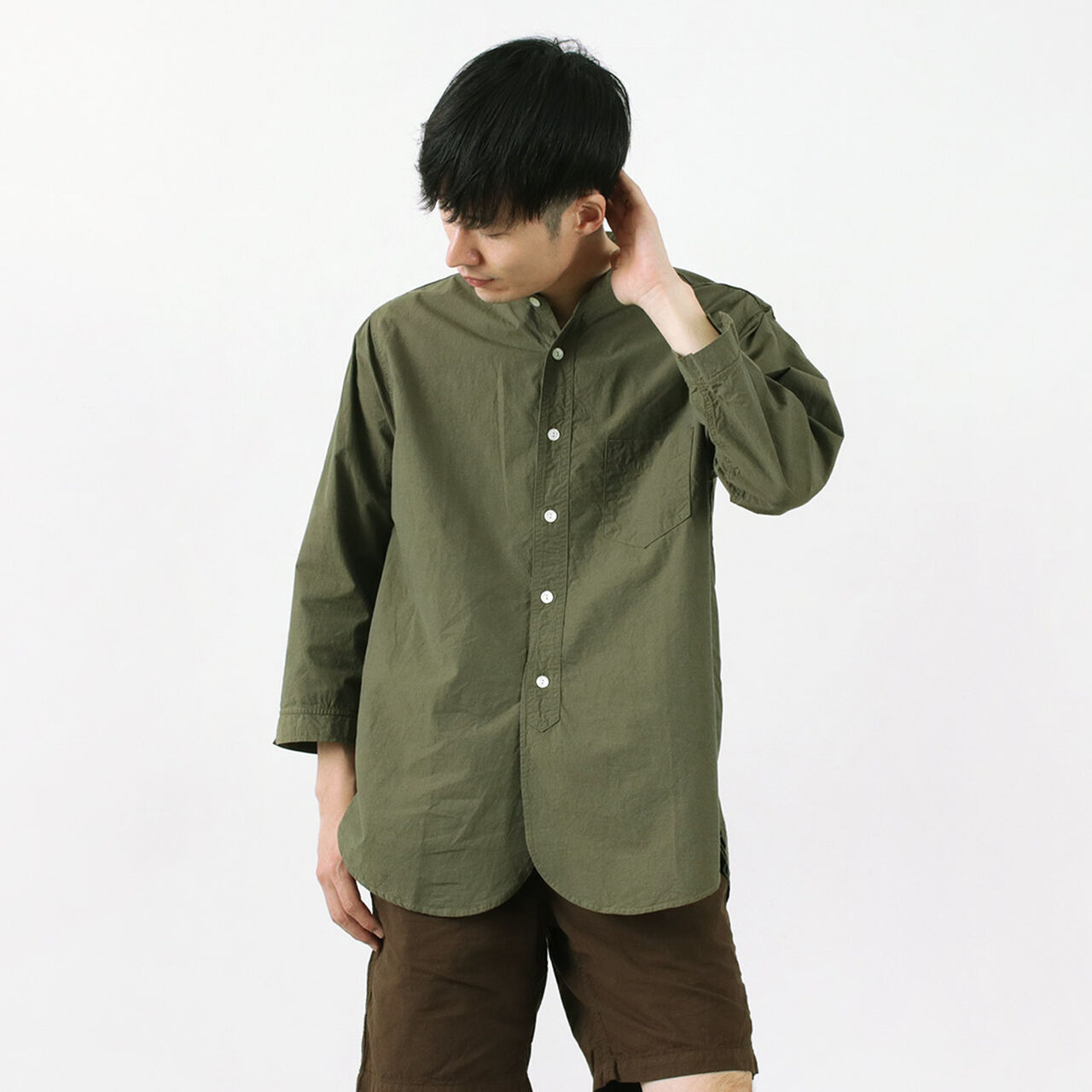 Special order FRC006 military dump band collar shirt,, large image number 15