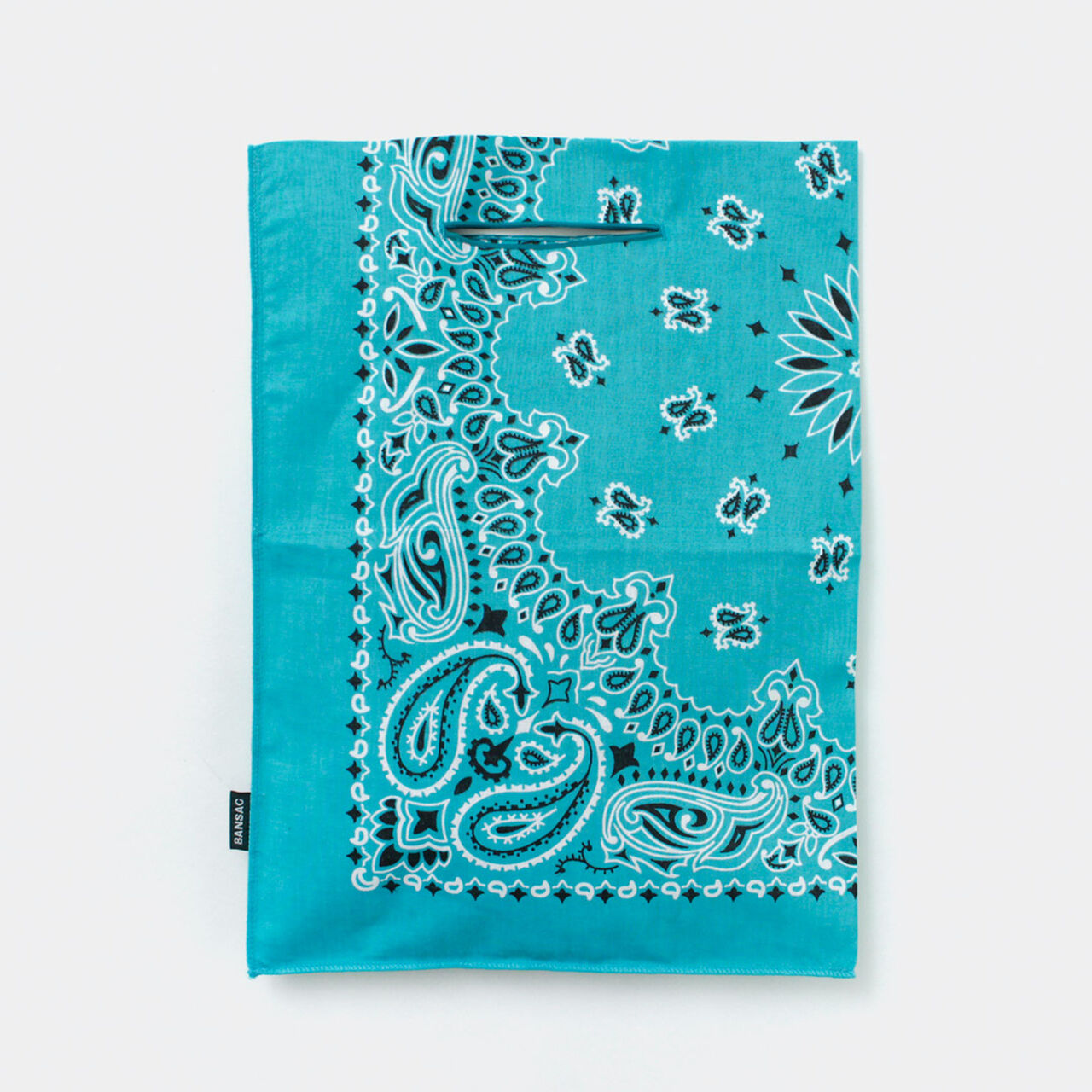 Bandana Eco Bag,Turquoise, large image number 0