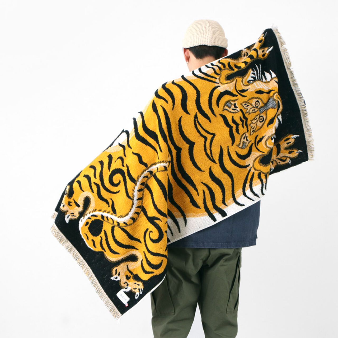 Tibetan Tiger blanket Towel,, large image number 3
