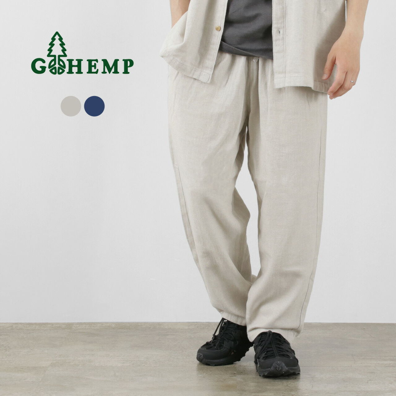 Greenhill Pants Hemp Cotton Broken Twill,, large image number 1