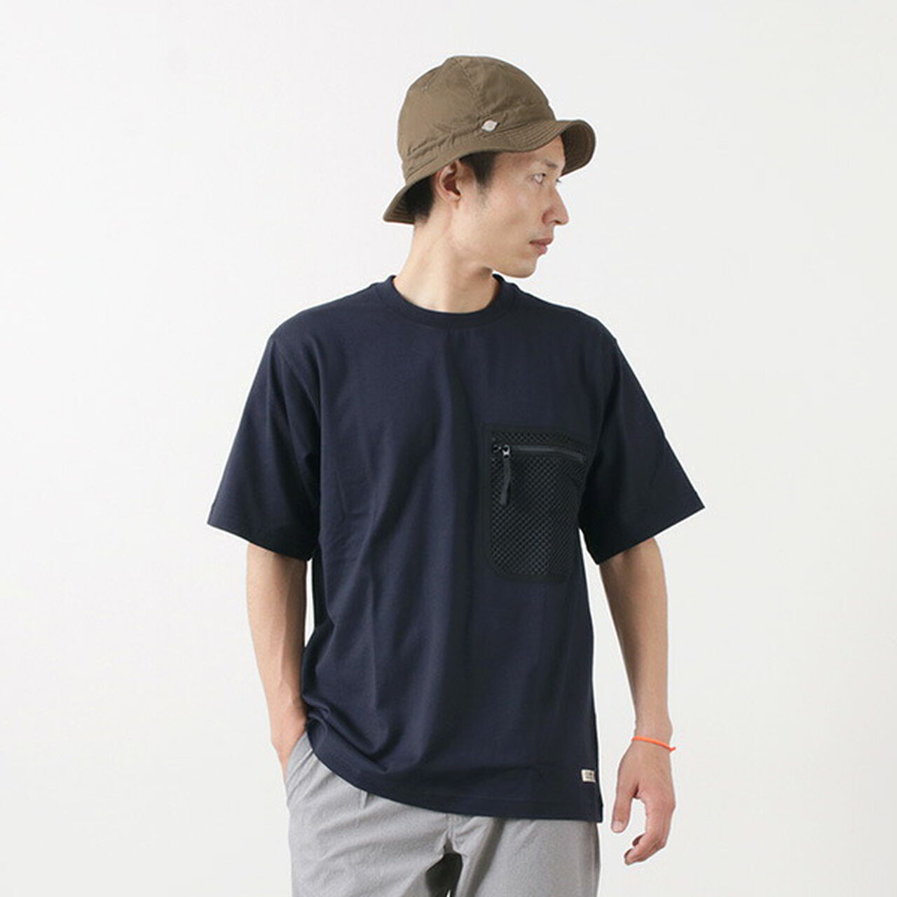 SC Cotton T-Shirt Short Sleeve,Navy, large image number 0