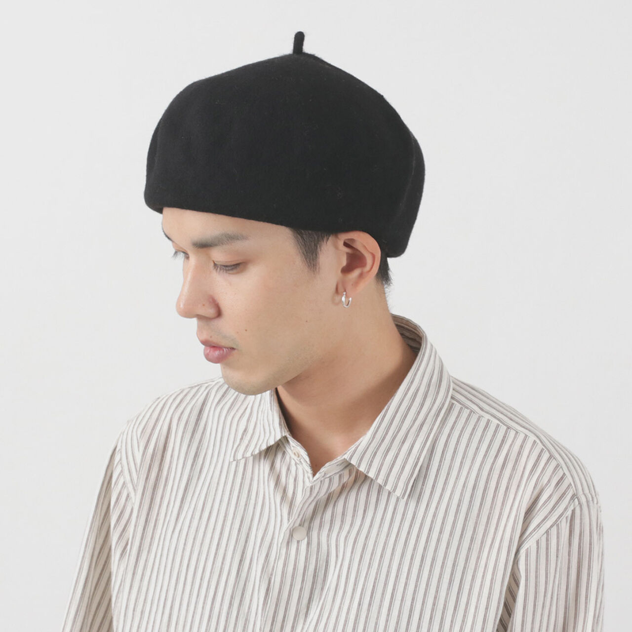 Pure Merino Roll Up Beret,, large image number 10