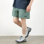 Hemp Jam Shorts Hemp cotton/recycled polyester weather cloth,JadeGreen, swatch