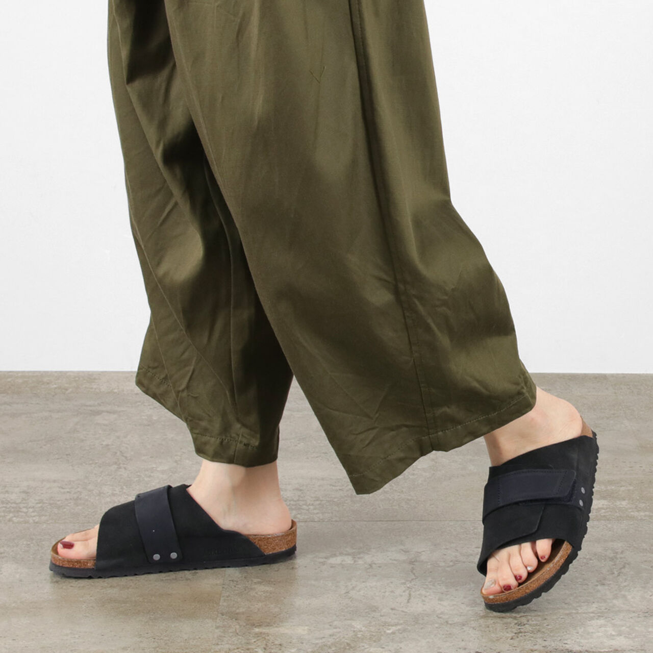 Kyoto Sandals Nubuck Leather Suede,, large image number 6