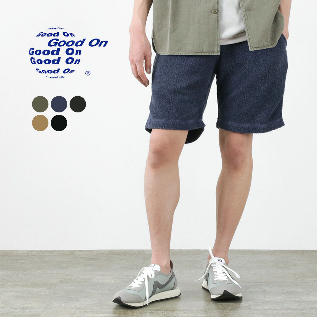 Special order Color Double Pile Easy Shorts,, large image number 1