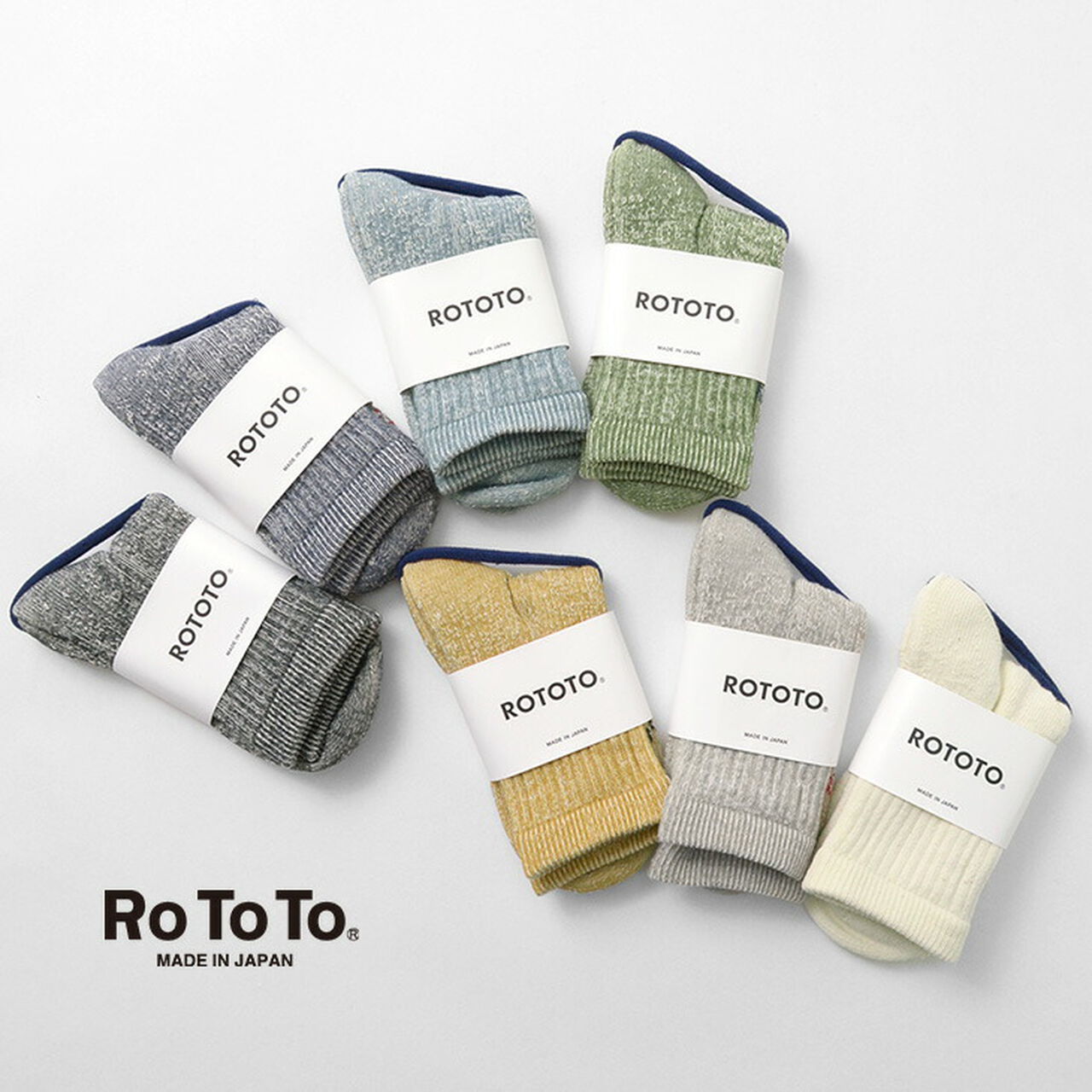 R1380 Double Face Mid Socks Organic Cotton,, large image number 1