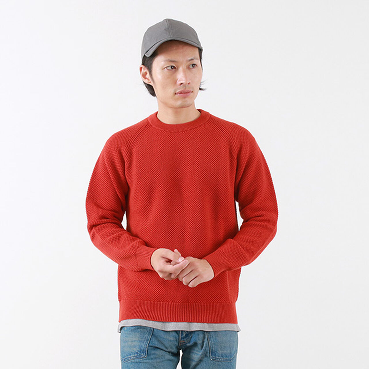 Tuck Moss Crew Neck Sweater 8 Gauge Knit,, large image number 15