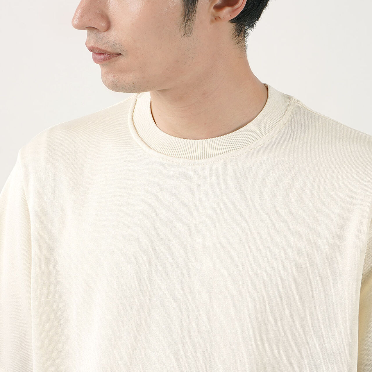 Silk Knit T-Shirt,, large image number 9