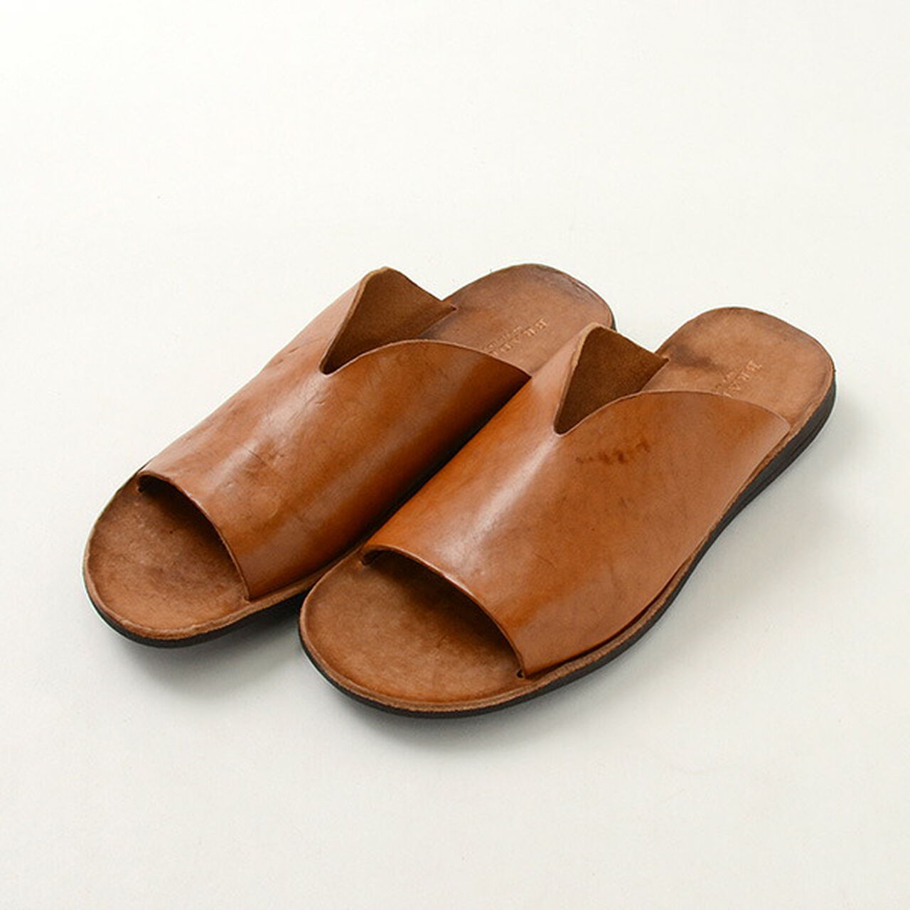 Leather Sandals,Camel, large image number 0