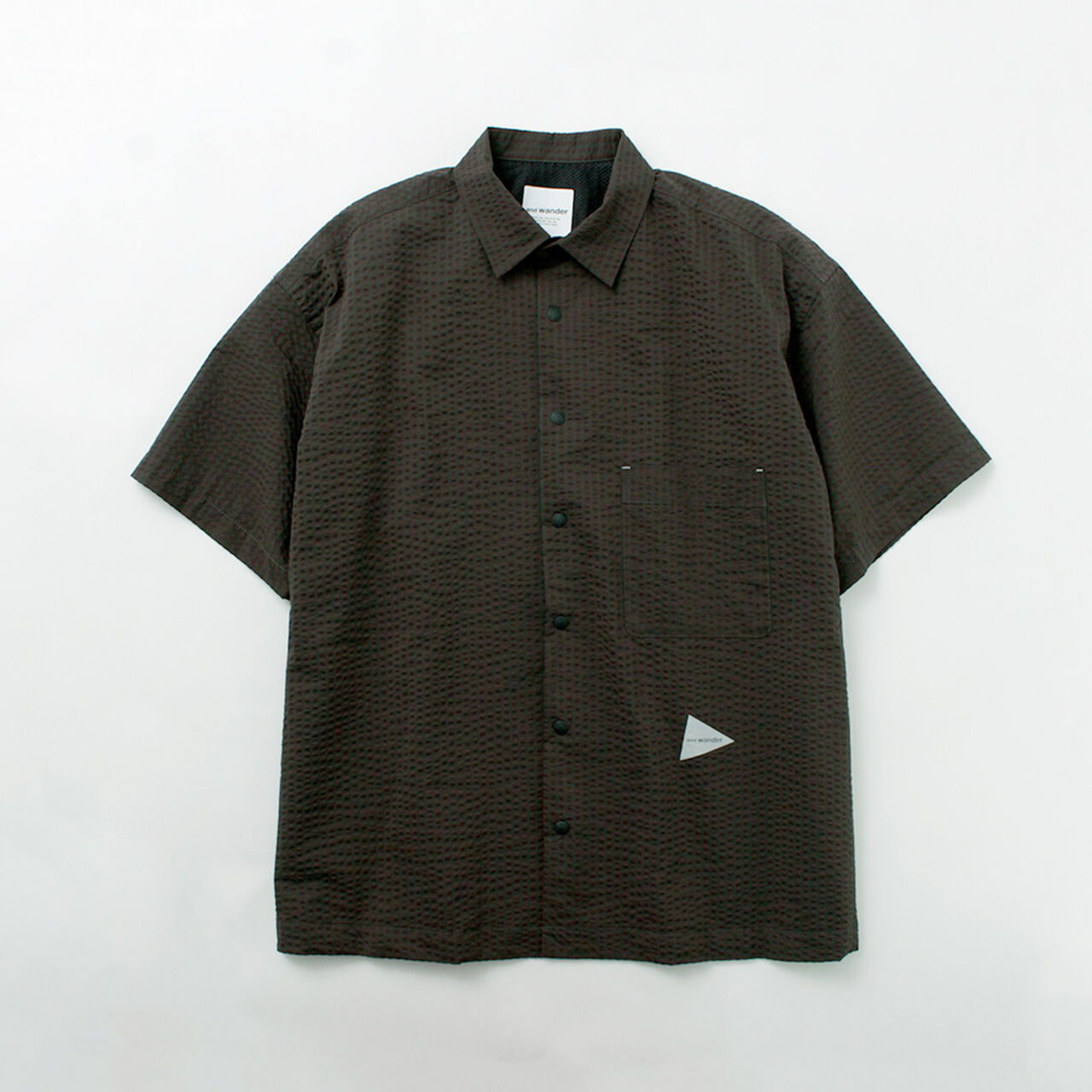 Dry Soft Seersucker Short Sleeve Shirt,, large image number 3