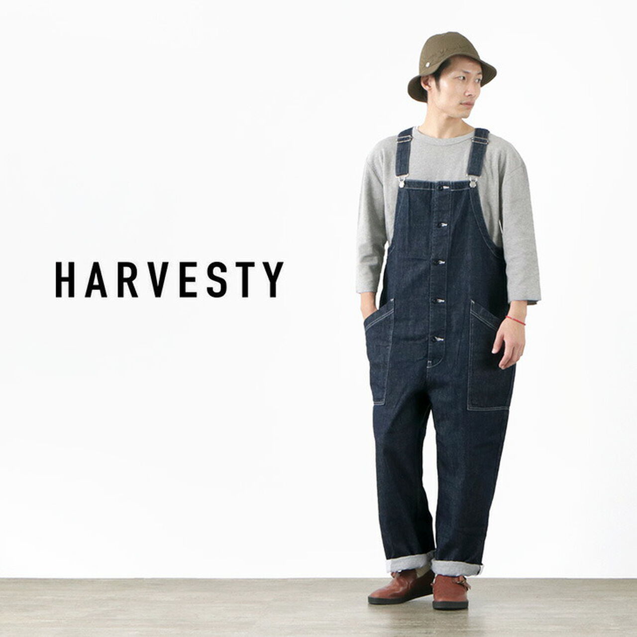 Overalls / 10oz Non-Faded Denim,, large image number 1