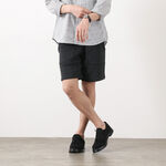 BR-5930 Knitted sweatshirt shorts,Black, swatch