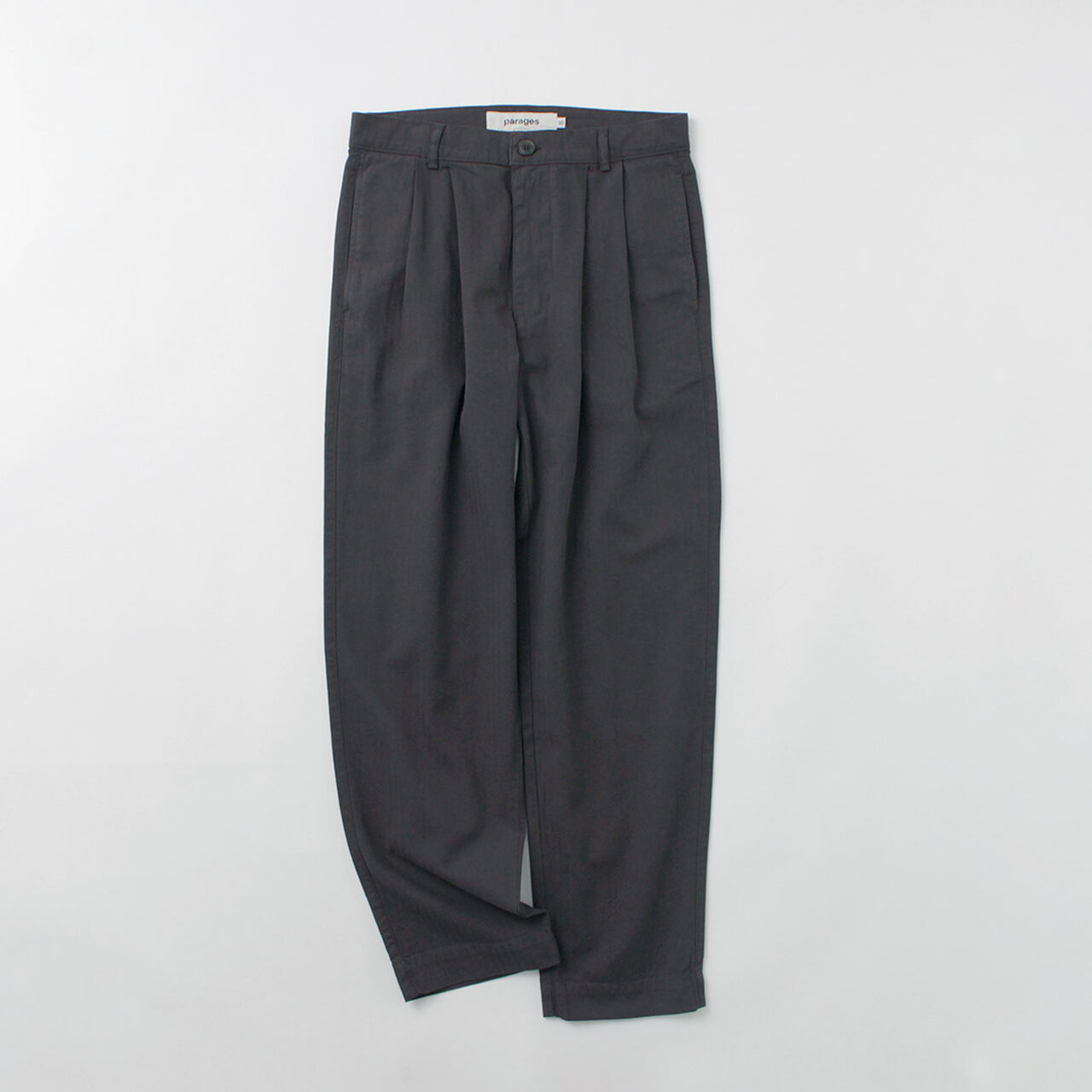Double Pleated Pants Cotton,, large image number 3