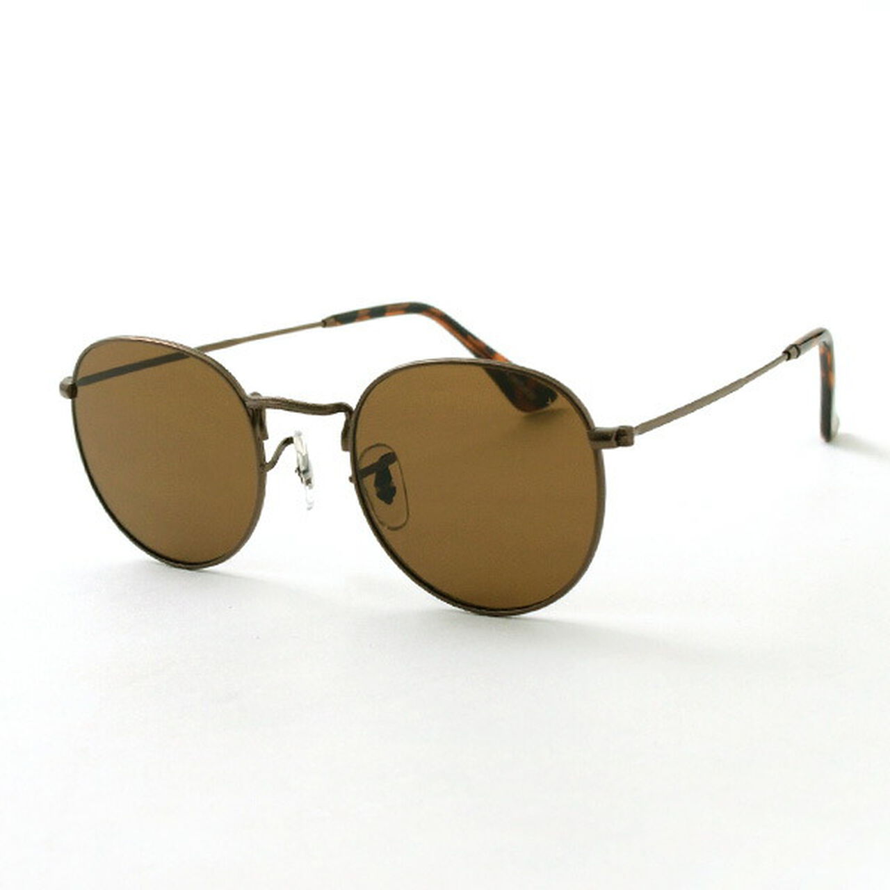 Hello Metal Frame Sunglasses,MattBrown, large image number 0