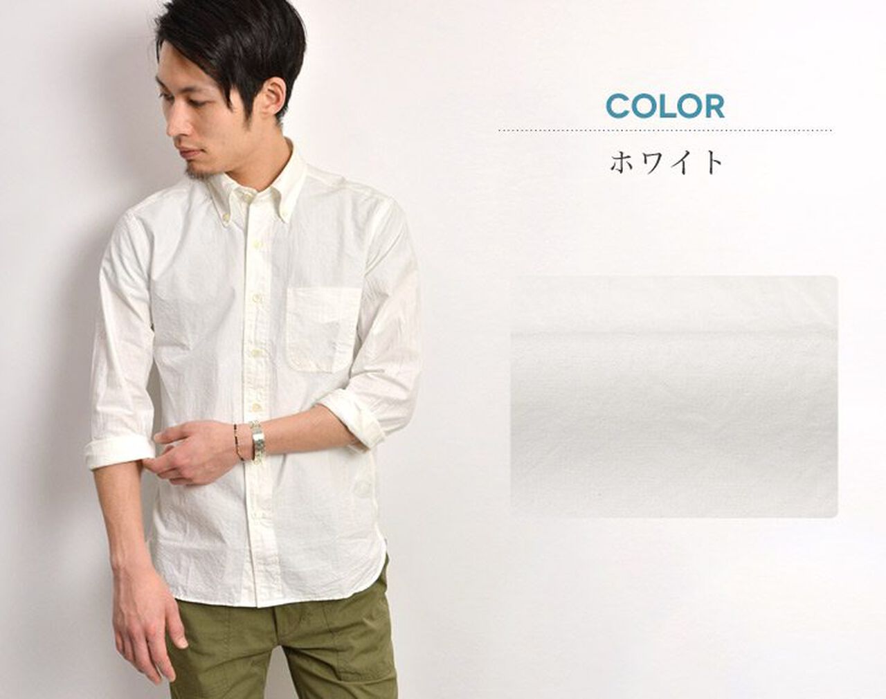 Linen Cotton Dump Button Down Shirt,, large image number 1