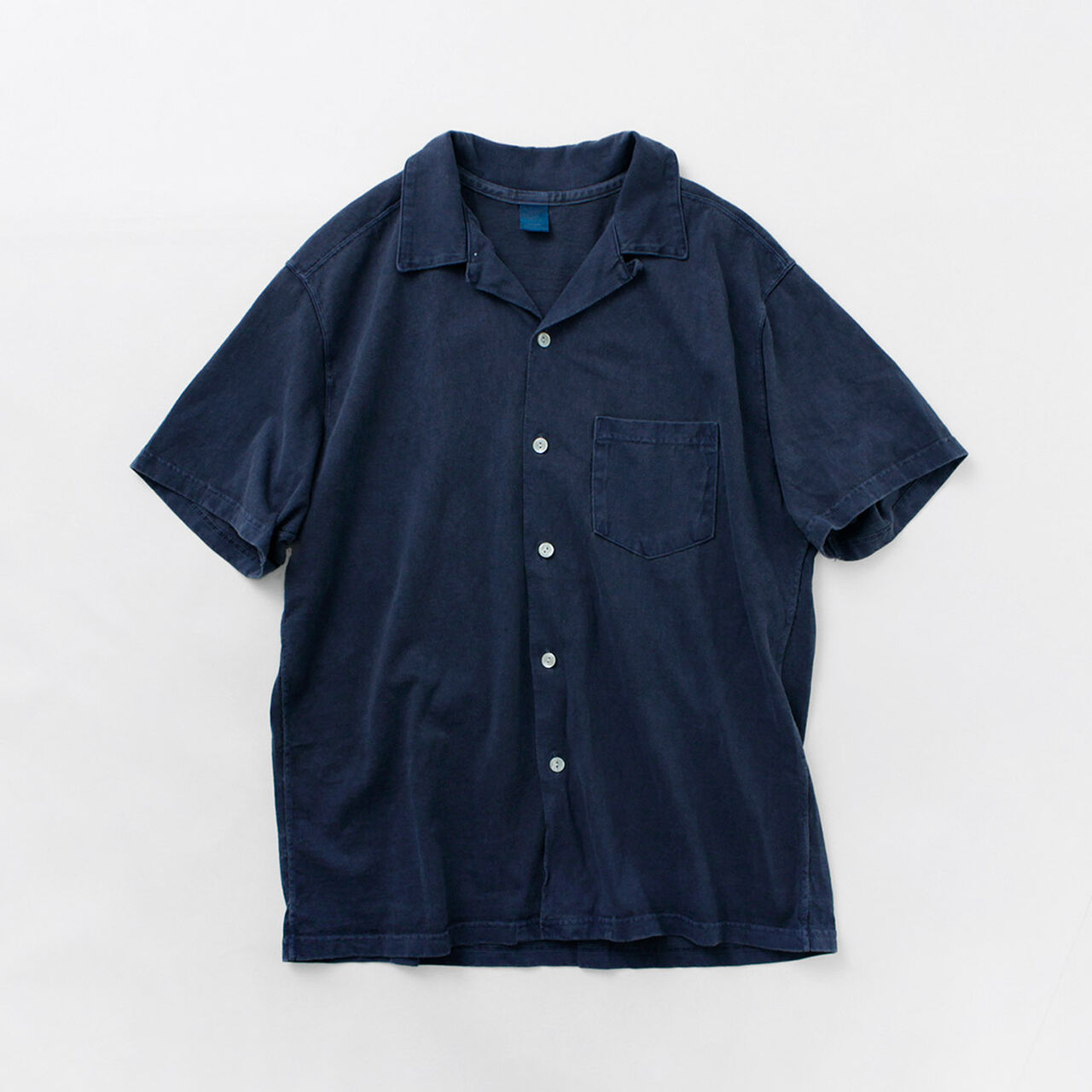 Short Sleeve Open Collar Tee Shirt,, large image number 2