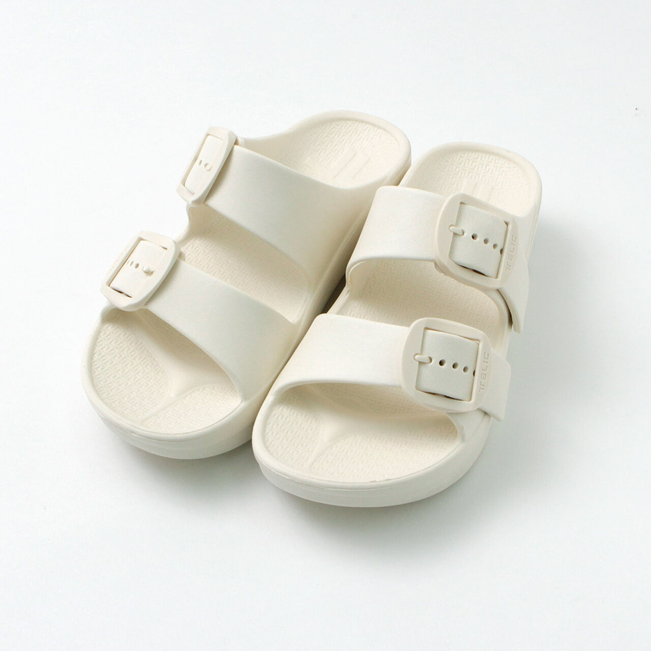 W-Buckle Recovery Sandals,, large image number 0